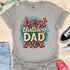 The best bulldog dad ever - V4 - The Bubbles T-Shirt